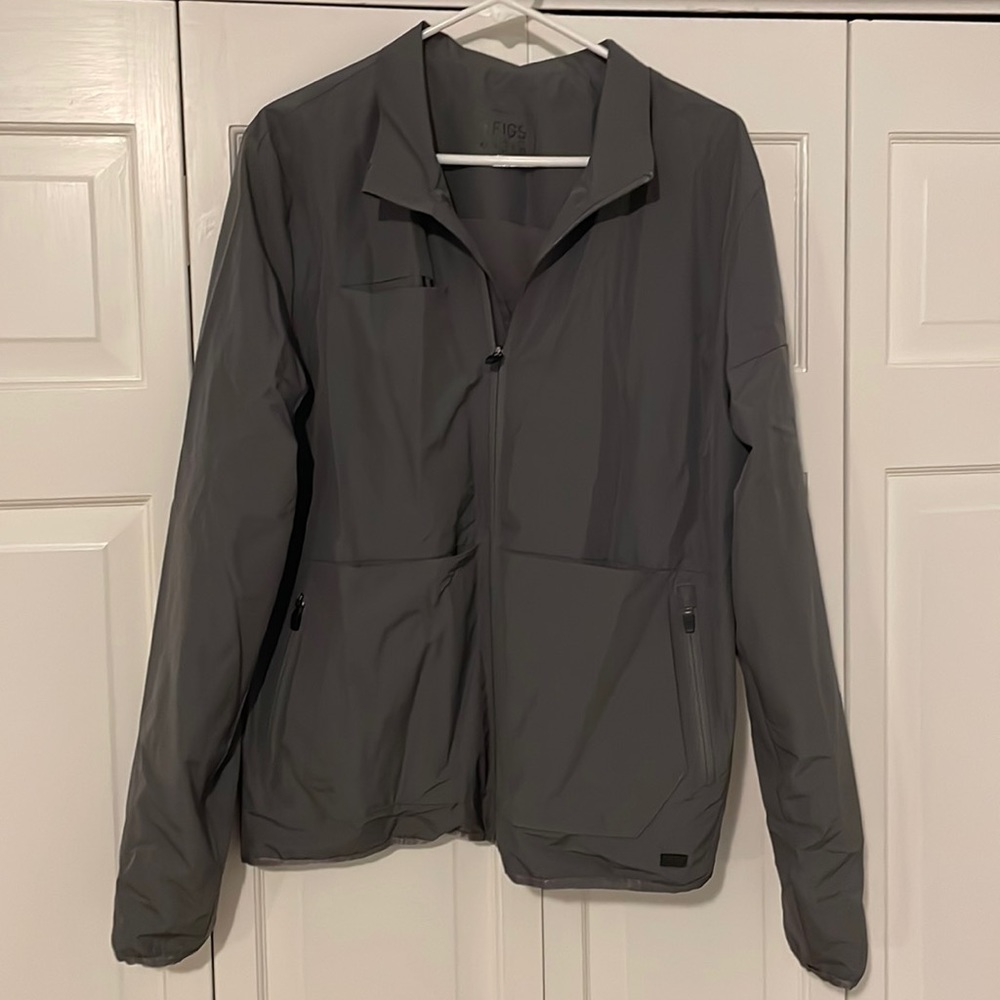 FIGS Scrub Jacket Gray M